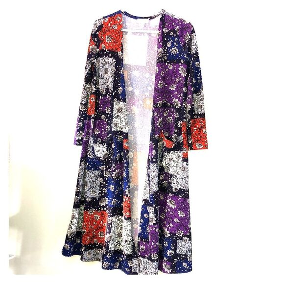 🦃⭐️LuLaRoe “Sarah” Long Cardigan W/ Pockets sz.  S🦃⭐️ - Picture 2 of 8